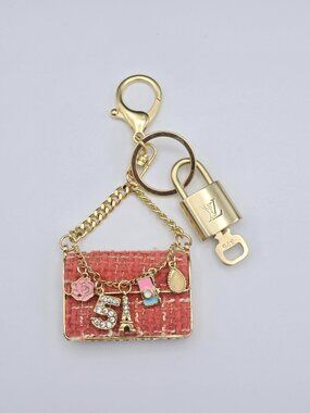Authentic LV Gold Padlock 🔒 Unbranded Bag Keychain Charm for Louis Vuitton Bags